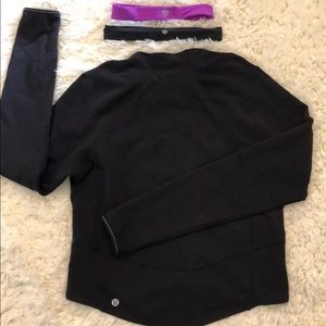 Bundle Lululemon long sleeve + headbands